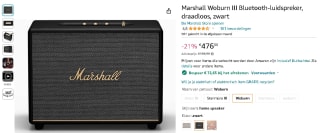Marshall Woburn III Bluetooth-luidspreker voor €403,35