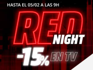Descuento 15% en todos los TV solo hasta el 5 a las 9 h en Mediamarkt