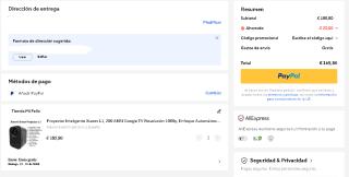 Proyector Inteligente Xiaomi L1, 200 ANSI Google TV Resolución 1080p por 165,80€
