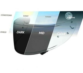 Visor fotocromático Shoei CWR-2 compatible con casco NXR2 y X-SPR PRO a solo 163,92€