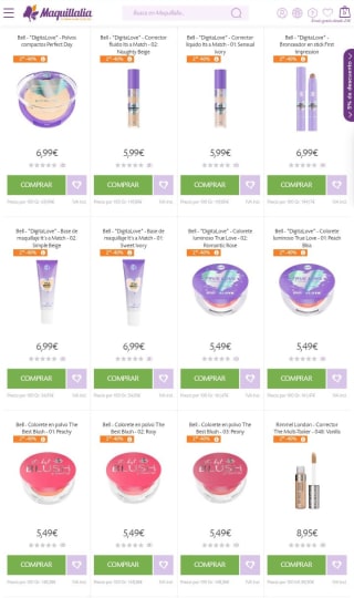 -40% en la Segunda Unidad Rostro desde Maquillalia.