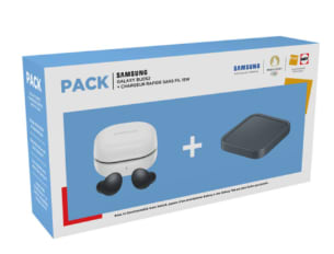Pack Écouteurs sans fil Samsung Galaxy Buds2 avec réducteur de bruit Bluetooth + Chargeur sans fil rapide 15 Watts Samsung à 149,99€