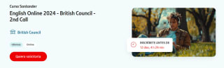 Curso Santander: English Online 2024 - British Council