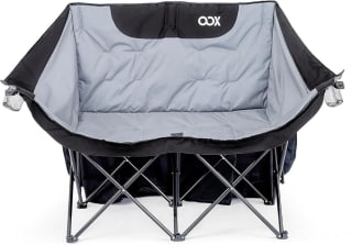 OOX Silla doble de camping plegable con toldo ajustable por 40,11€