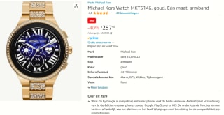 Michael Kors Watch MKT5146 voor €257,40 bij Amazon
