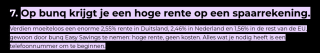 Banken met hoge spaarrente (tot 4% per dag ) + €80 aanmeldbonus
