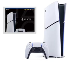 Consola Sony PS5 Slim Digital por 345,72€ y con lector por 440,01€