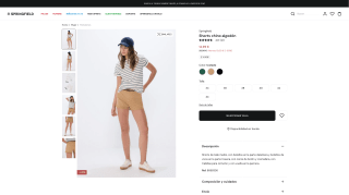 Springfield Shorts mujer por 14,99€