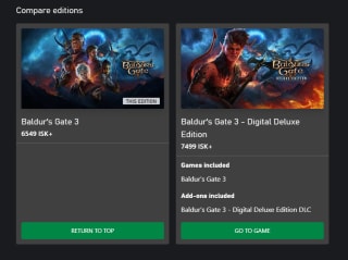 Baldur's Gate 3 por 43€ y Deluxe por 50€