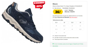 Zapatillas Mizuno Wave Mujin TL por 36.11€