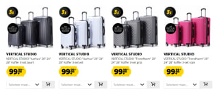 Vertical Studio 3-delige koffersets voor €99,95 bij Sport-Korting