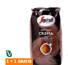 Alle Segafredo koffiebonen 1+1 gratis bij de AH