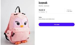Mochila Icepeak por 19.5€