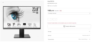 Monitor MSI PRO MP241X de 23.8" por 90.67€