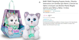 Peluche Baby Paws Coco Perro Husky por 15€