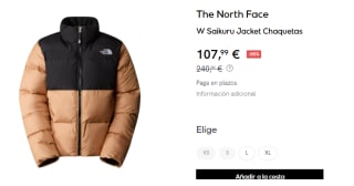 Chaqueta para Mujer The North Face Saikuru por 107.99€