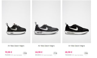 Zapatillas Nike Air Max desde solo 19,90€