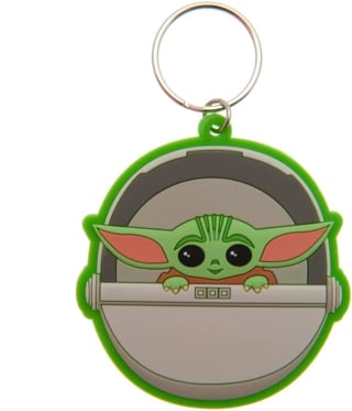 Llavero de goma baby yoda por 1,95€