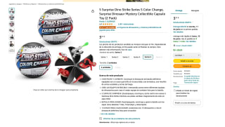 2 Pack 5 Surprise Dino Strike Series 5 Color Change Surprise Dinosaur Mystery Collectible Capsule Toy por 3,31€