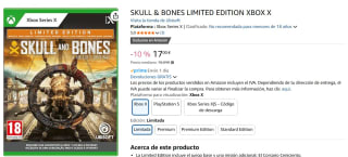Juego Skull & Bones Limited Edition Xbox por 17€