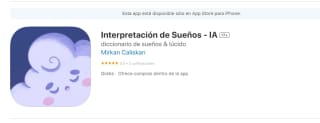 Interpretador de sueños con AI gratis en App Store