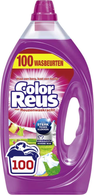 Color Reus Gel Vloeibaar Wasmiddel - Gekleurde Was - 100 wasbeurten voor €10,99 bij Bol.com