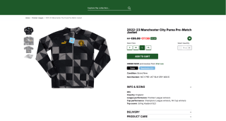 Chaqueta Puma del Manchester City por solo 16,19€