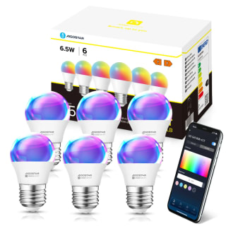 Pack de 6 Aigostar Bombilla Inteligente, Bombilla Wifi G45 ppor solo 15,1€