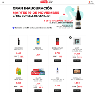 GRATIS Botella de vino tinto Faustino Rivero de 75cl por compras de +3€ en Primaprix Barcelona