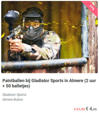 €2,50 extra korting bij Tripper