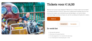 Attractiepark Slagharen in de maand Juni €14,50 per kaartje