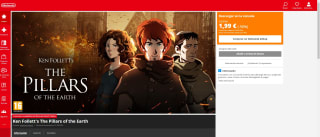 Ken Follett's The Pillars of the Earth Nintendo Switch por 1,99€.