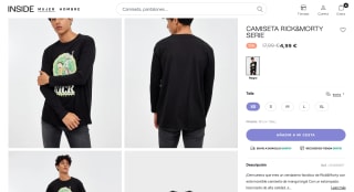 Camiseta Rick&Morty serie por 4,99€