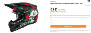 O'Neal 3SRS ATTACK casco infantil de cross por 69€