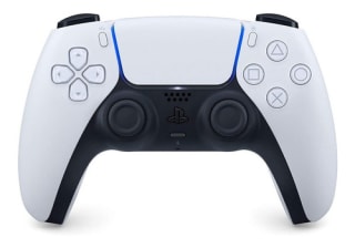 Controle joystick sem fio Sony PlayStation DualSense CFI-ZCT1 white e black - R$ 349
