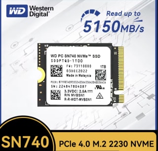 Western Digital Wd Sn740 2Tb 1Tb Ssd voor €10439 dmv code bij ALiexpress