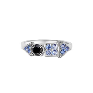 Anel Life Blue Quartzo Negro - R$ 175
