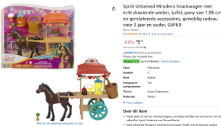 Spirit Festival Kraampje Speelset voor €5,51 bij Amazon