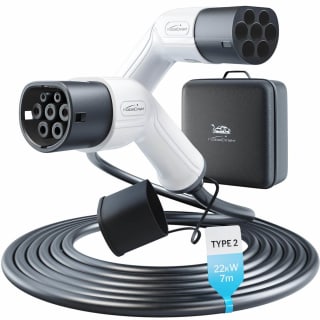 Oplaadkabel voor elektrische auto type 2, 22 kW – 7 m voor €74,99 dmv code