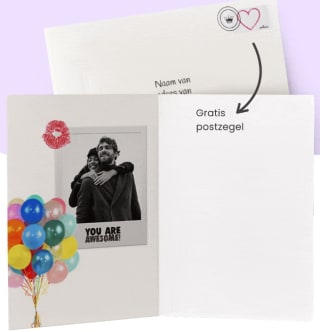 Gratis postzegel bij Hallmark