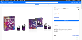 Set Perfume Halloween Man EDT 125 ml + 50 ml por solo $39.990