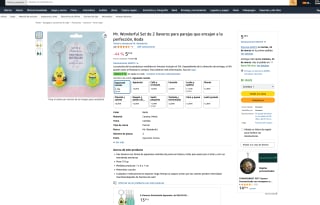 Mr. Wonderful Set de 2 llaveros para parejas que encajan a la perfección