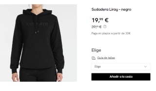 Sudadera de Mujer +8000 Liray por 19.99€