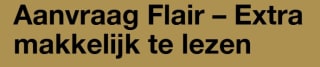 Gratis exemplaar Flair - Extra makkelijk te lezen via Stichting Lezen en Schrijven