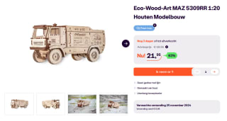 Eco-Wood-Art MAZ 5309RR 1:20 Houten Modelbouw voor €21,95 bij iBOOD