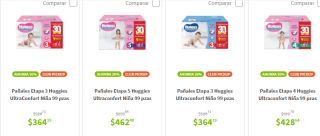 20% de descuento en pañales Huggies en Sam's Club