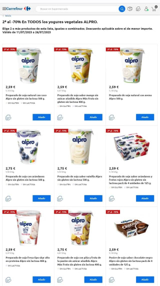 -70% de Descuento en la Segunda Unidad de Alpro.