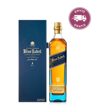 Johnnie Walker Blue label whisky Escocés blended 700 ml con estuche por 172,04€
