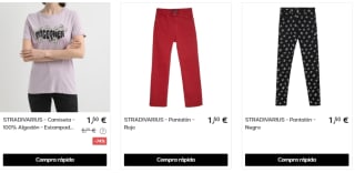 Ropa Stradivarius y Bershka desde solo 0,99€ ofertazas