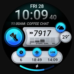 PRADO 64 Digital Watch Face voor Android Gratis